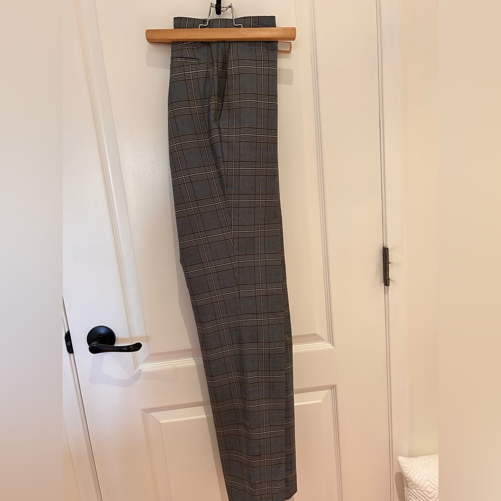 Mens Top Man plaid dress pants 32x32